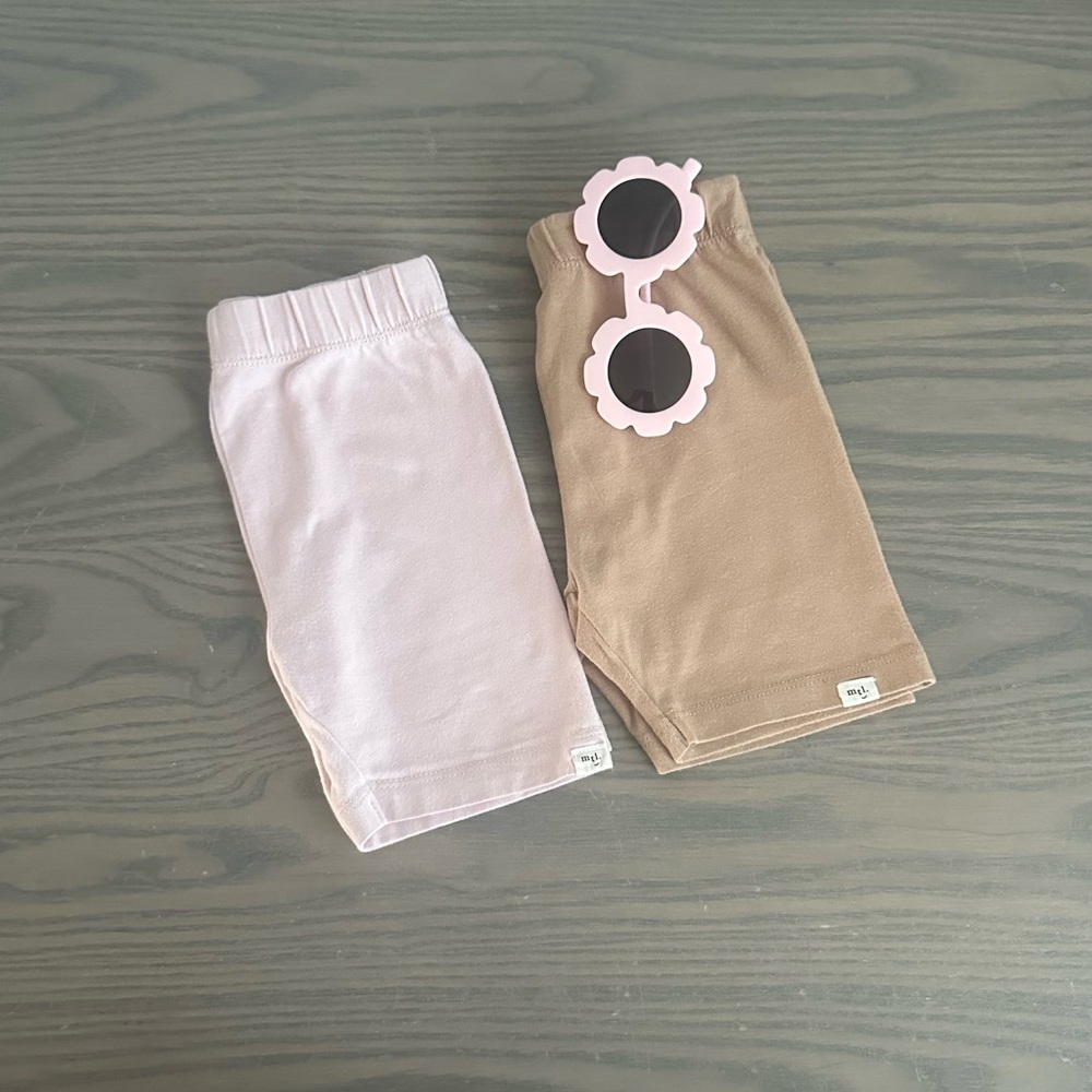 MILES THE LABEL TODDLER GIRL BIKER SHORTS